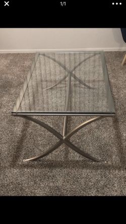 High End Heavy Glass Coffee Table