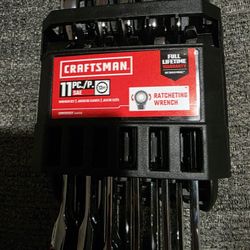 CRAFTSMAN 11 -Piece Set Standard (SAE) Ratchet Wrench