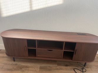 Marnur Modern TV Stand with Storage