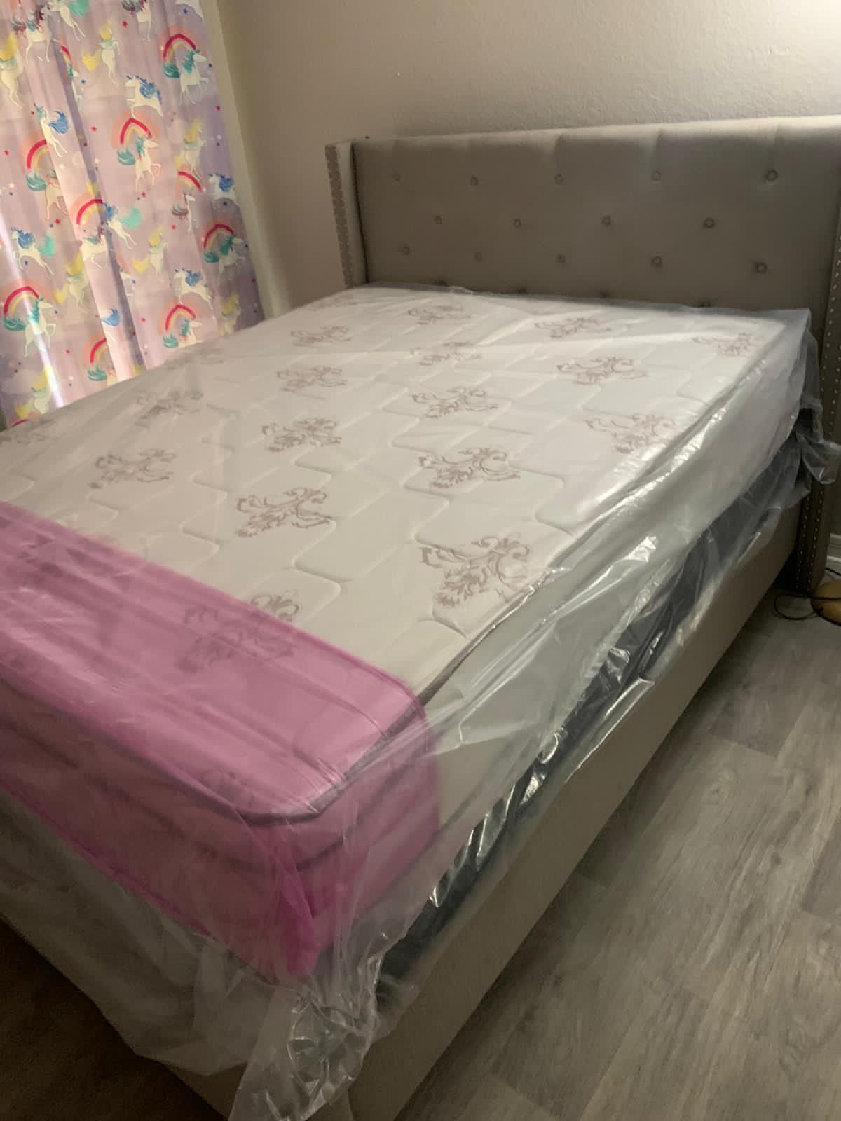 New Queen Mattress And Box Spring 2pc Bed Frame Is Not Included