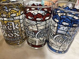 Jack In The Box Glasses Vintage