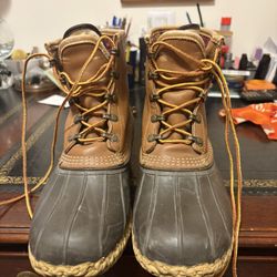Bean Boots LL Bean Lace up Rain Boots Waterproof Size 10