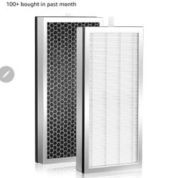 Replacement Filter 2 Pack Compatible with 40 Series Air Purifier,3-in-1 Filters, Contains H13 HEPA & Activated Carbon