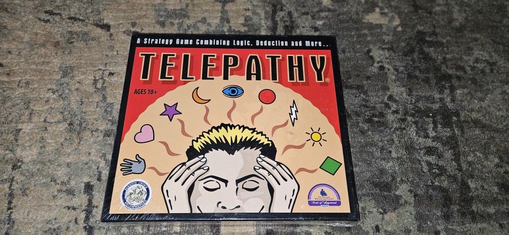 Telepathy A Strategy Game Combining Logic, Deduction & More... Brand New Sealed!