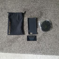 BANDOLIER  iPhone Cross Body Wallet Pebble Leather Case