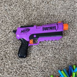 Fortnite Purple Pistol Nerf Gun $10
