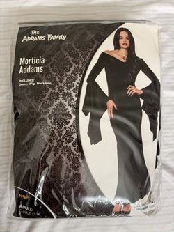 Morticia Addams Halloween Costume Adult Large