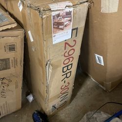 Weston Home Cabana Rectangular Storage Shelf Coffee Table, Brown