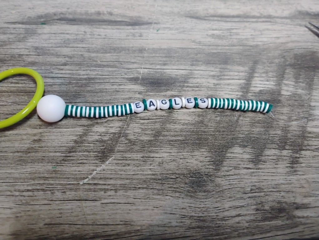 Eagles Keychain & Bracelet