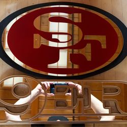 Large Custom San Francisco 49ers Mirrored Wall Art / Man Cave Sign