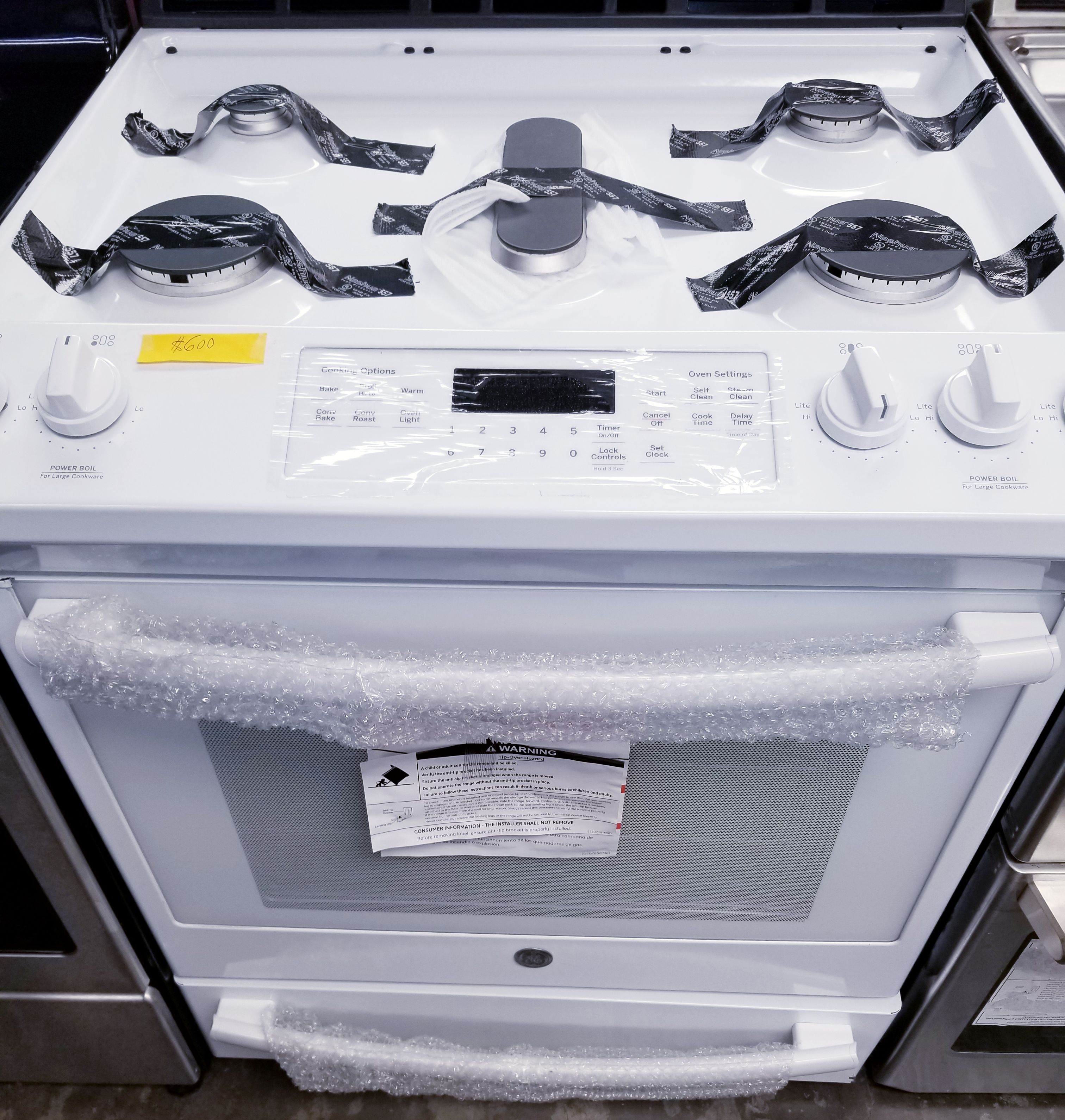 GAS STOVE (( BRAND NEW, SCRATCH AND DENT )) WARRANTY