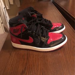 Air Jordan 1 Retro High OG Patent Bred Men's
