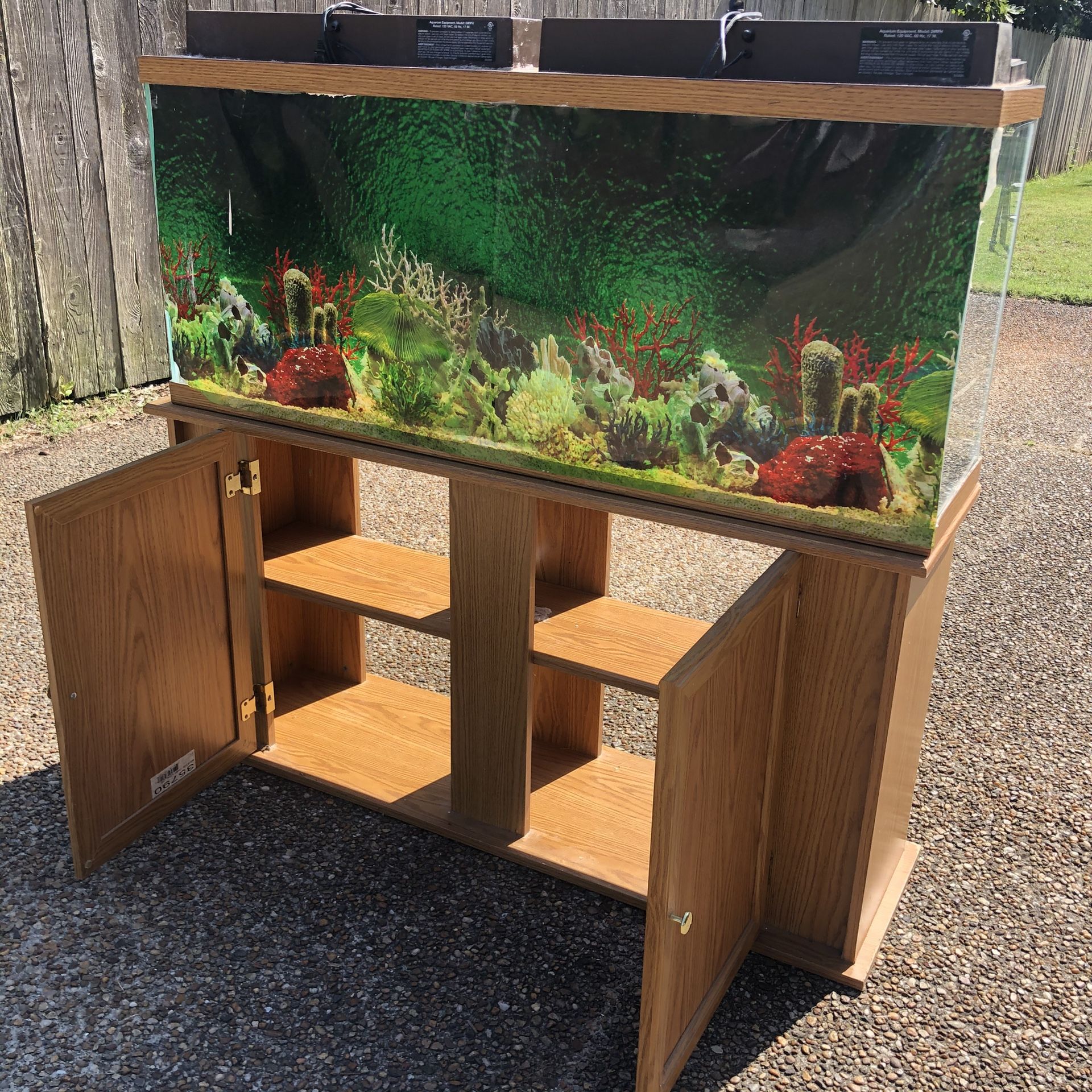 50G Fish Tank (Dresser & Accessories Included) for Sale in Norfolk, VA