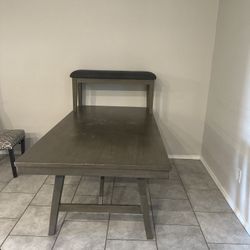 Kitchen Table And Bench 