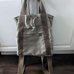 Trendy Chic Canvas Bag Backpack By Cargoit Like New 