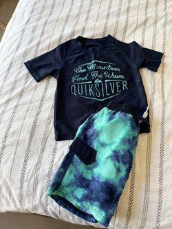 2t Boys Swim Set Blue 