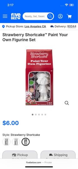 Strawberry shortcake figurine