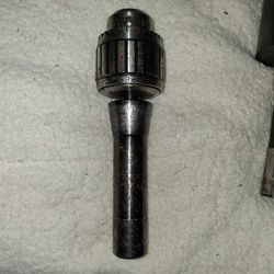 Jacobs Ball Bearing Super Chuck, a heavy-duty industrial tool used to hold drill bits or other cutting tools in machinery like drill presses or lathes