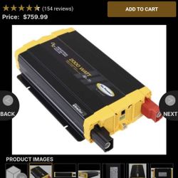 Go Power 2000 Watt Inverter