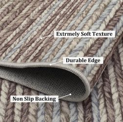 8x10 Large Living Room Washable Rug