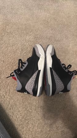 Size 2Y Jordan 3 Retro Black Cement