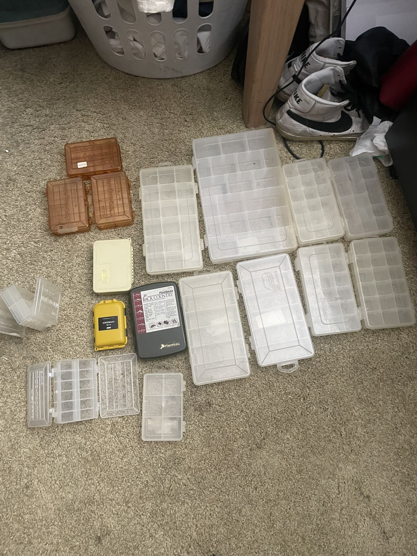Fishing Tackle Bag And Containers