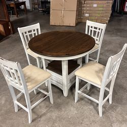 Gorgeous Bar Height Pub Kitchen Table With 4 Barstools