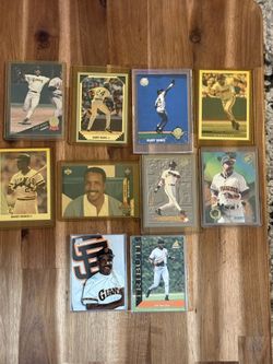 Barry Bonds 90-95 Baseball Cards (set of 10) Very Good Condition.
