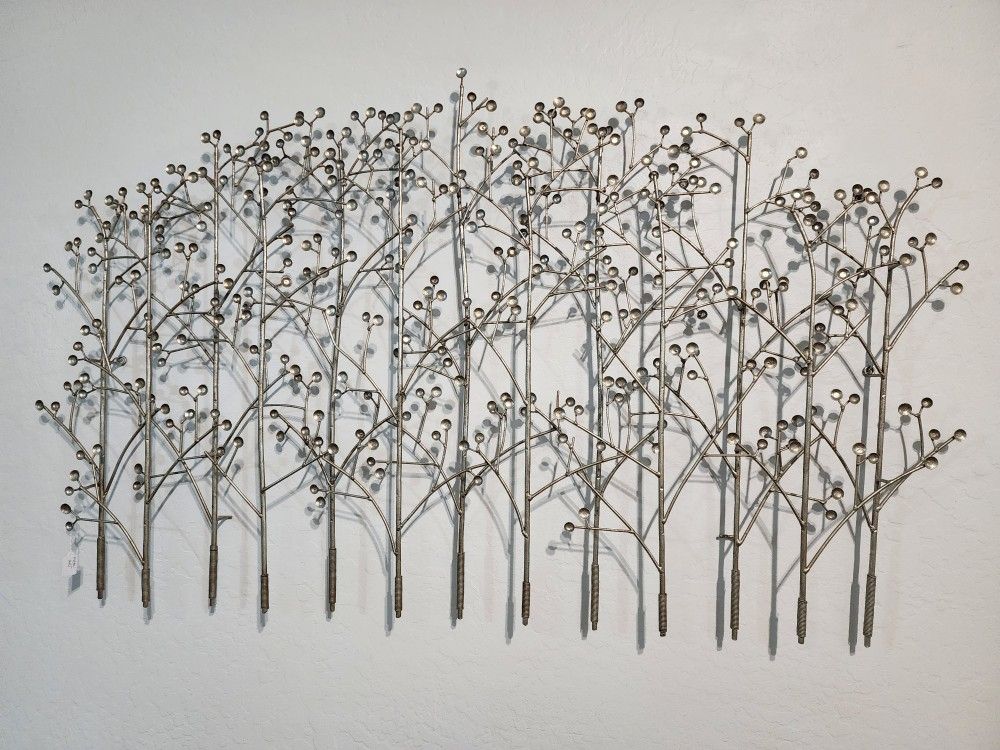 ELEGANT High End Iron Trees Metal Wall Art