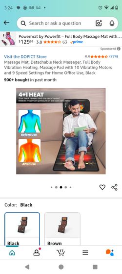 Massage Mat Full Body With Heating Pad