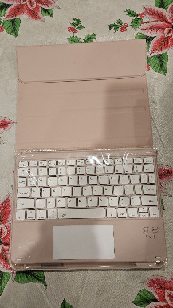 for iPad 11th 10th Generation Case with Keyboard, 7-Colors Backlit, Folio Cover with Pencil Holder, Multi-Touch Trackpad, Detachable Keyboard for iPad