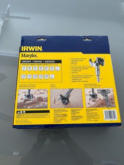 IRWIN Marples 14-Piece Forstner Bit Set (3/8" Shank) – Brand New / Excellent Condition