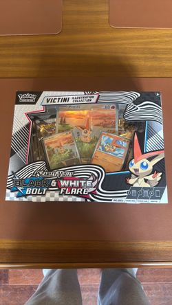 Black Bolt White Flare Victini Illustration Collection