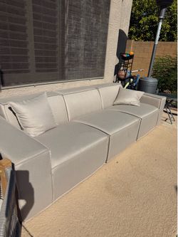 Rove Concepts  - M1 Outdoor Three Seater Sofa in Celestial Stone