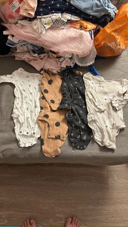 Four Baby Girl Bodysuits