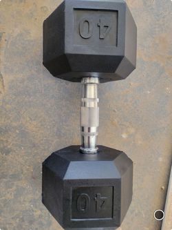 40 lb dumbbell new.