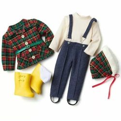 Retired American Girl Maryellen Sledding Outfit Winter Coat Boots Top for 18" Dolls
