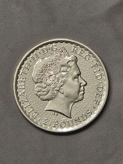 United Kingdom 2 Pounds Silver Britannia bullion coin