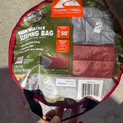 Ozark Trail Sleeping Bag New