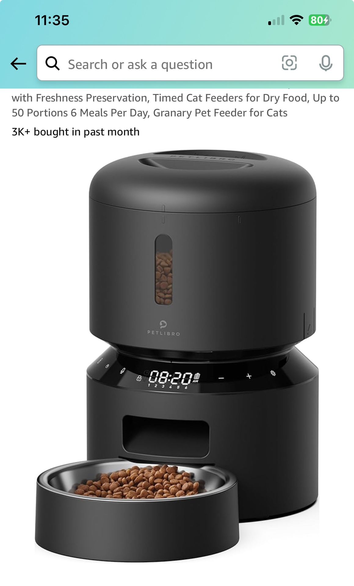 Pet Libro Automatic Pet Feeder