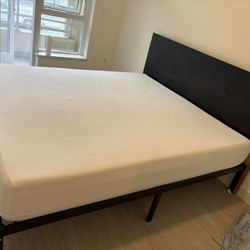 Cal King Bed, Frame, Headboard 