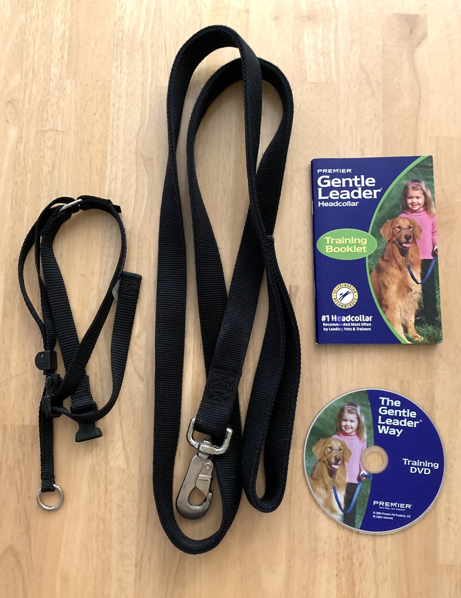 Large Gentle Leader Harness and Six-Foot Leash