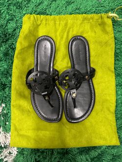 Tory Burch Sandals 7 1/2 Black