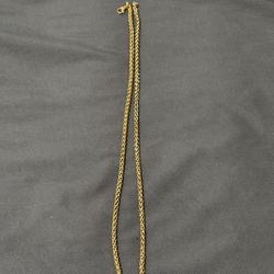 18k 20k Gold Plated Chain 24 Inches