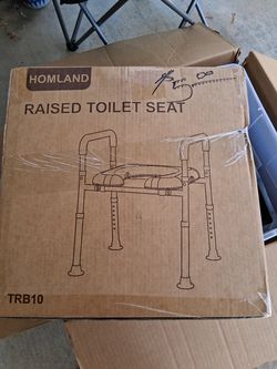 Raised toilet seat
