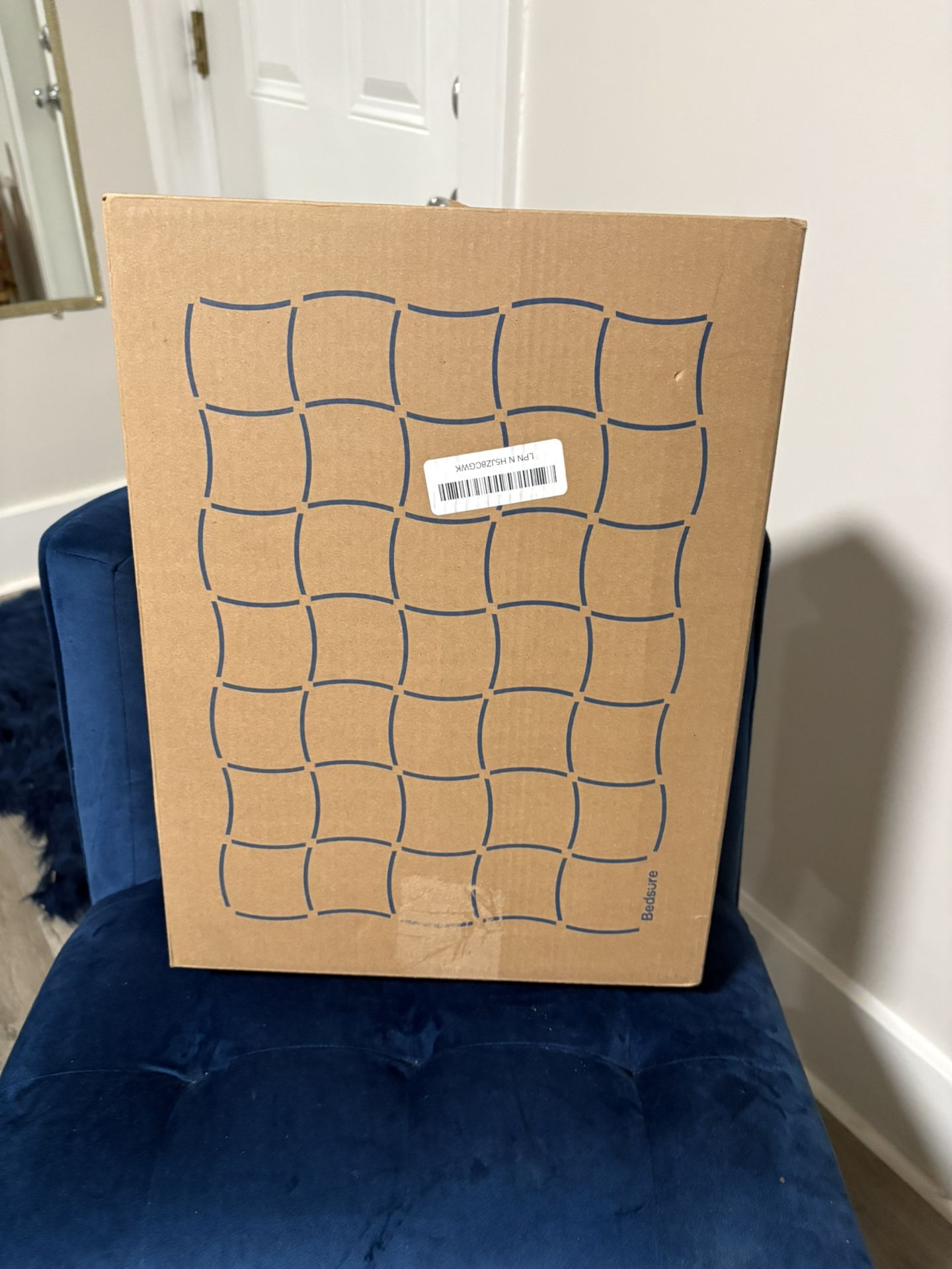 7 Pieces Pintuck Bedding Sets Twin Size, Pinch Pleat Burnt Orange