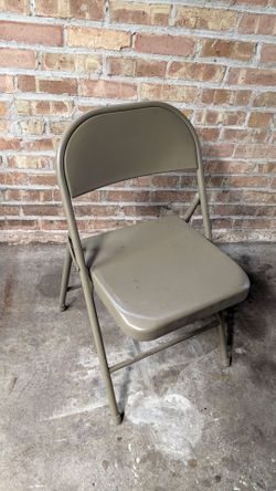 1 folding Metal chair
