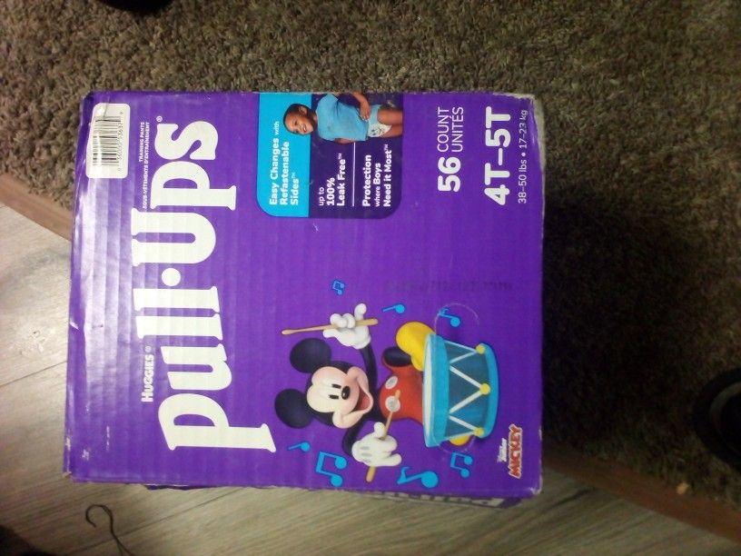 Huggies Diapers Pull Ups Size 4T 5T