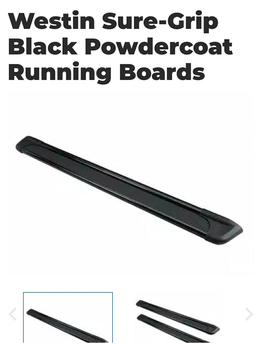 Running Boards Step Rails For 2008 Dodge Durango or That Body Series Westin