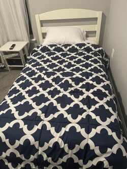 Twin Bed And Box Spring Only No Frame 